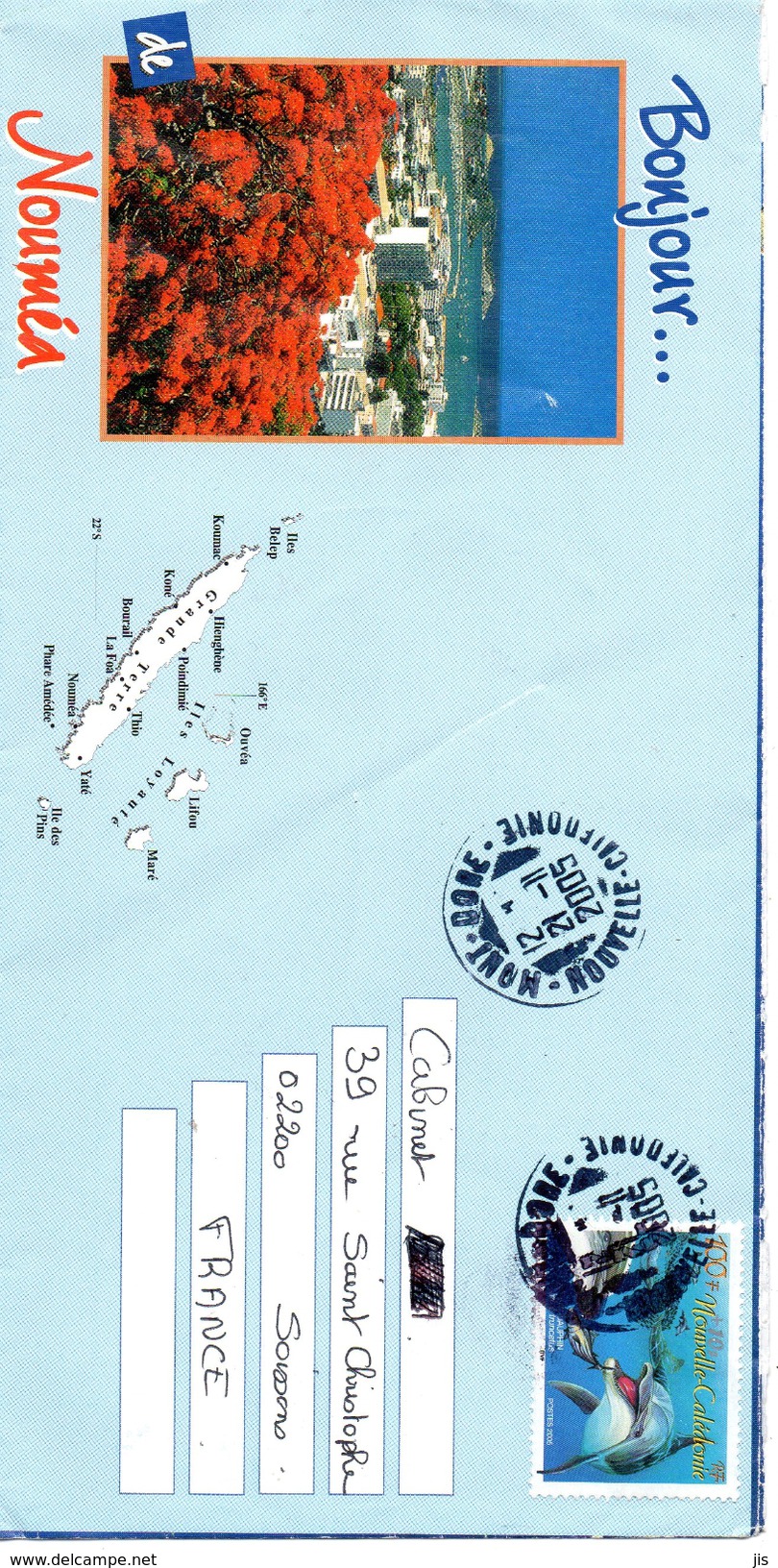 NOUVELLE CALEDONIE 2 Belles Enveloppes Illustrées - Cartas & Documentos