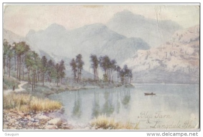 CPA - ILLUSTRATION OILETTE - BLEA TARN &amp; LANGDALE PIKES ... - Edition Raphaël Tuck &amp; Sons - Tuck, Raphael