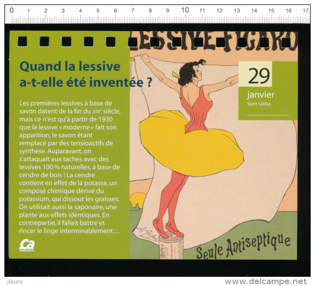 2 Scans / Invention De La Lessive Thème Blanchisserie Publicité Lessive Figaro / Parfum Des Fleurs / BIM 172/12 - Autres & Non Classés