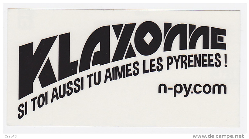 Autocollant N'PY - Klaxonne Si Toi Aussi Tu Aimes Les Pyrénées ! - Stickers