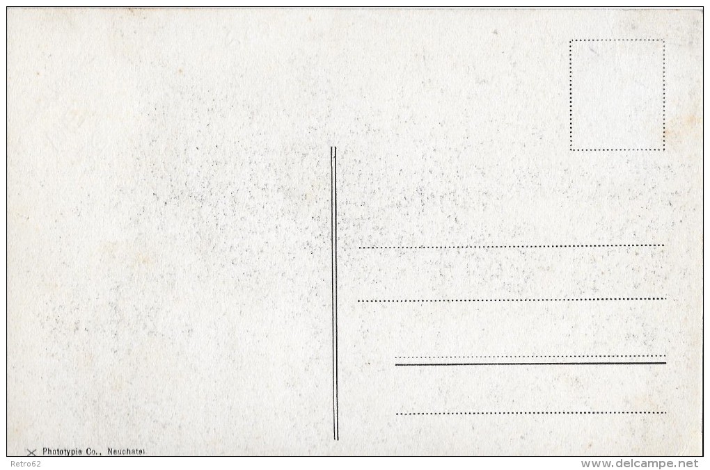 TÄSCHALP &#8594; Seltene Karte Von Der Täschalp, Ca.1920 - Täsch