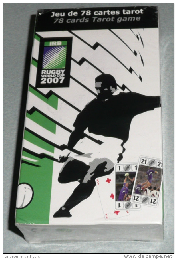 Rare Jeu De Cartes Neuf Publicitaire, Jeu De Tarot, Coupe Du Monde Rugby Mondial Mundial 2007 - Other & Unclassified