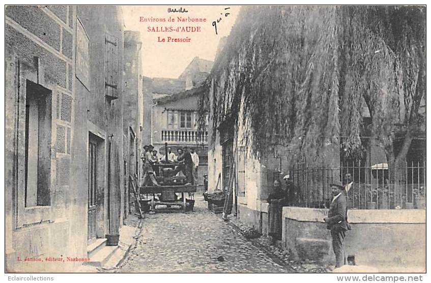 Salles D'Aude    11     Dans La Rue . Le Pressoir - Altri & Non Classificati