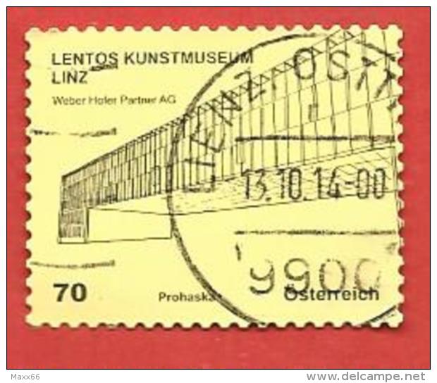 AUSTRIA USATO DA BOBINA - 2012 - FMRL Lentos Kunstmuseum Linz - Serie Ordinaria - € 0,70 - Michel AT 2979 - Used Stamps