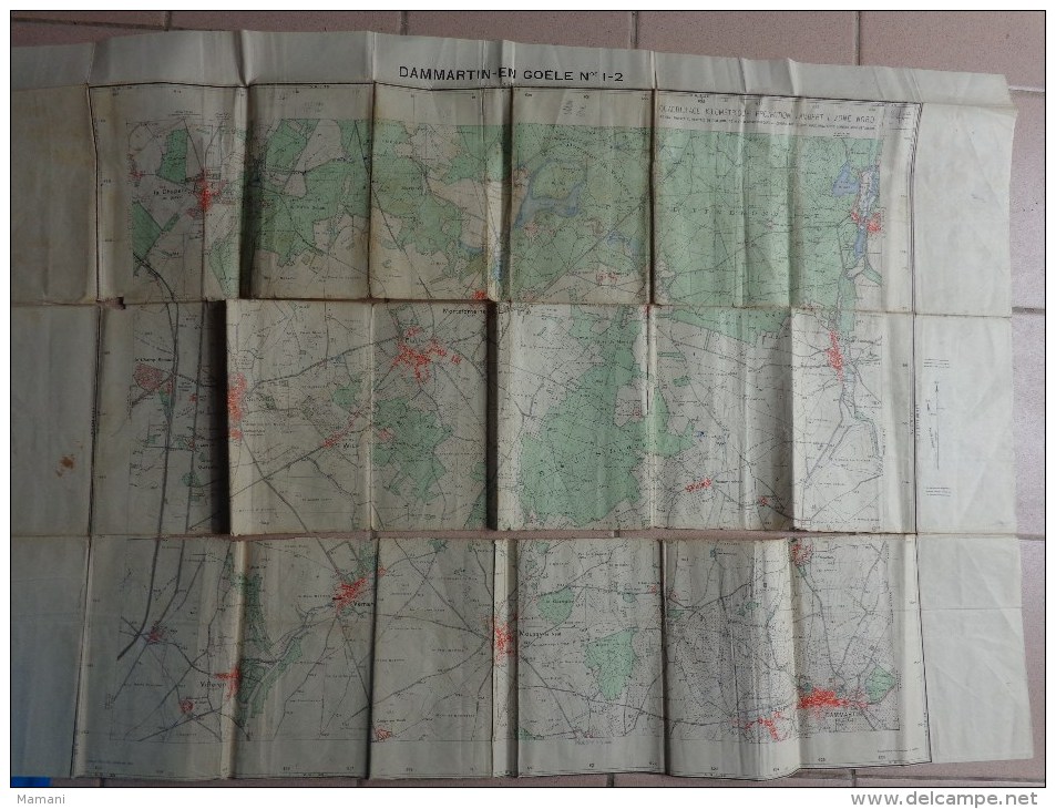 Plan Dammartin En Goelle N°1-2 - Mappe/Atlanti