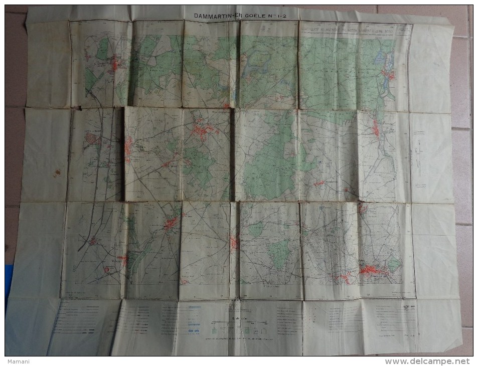 Plan Dammartin En Goelle N°1-2 - Karten/Atlanten