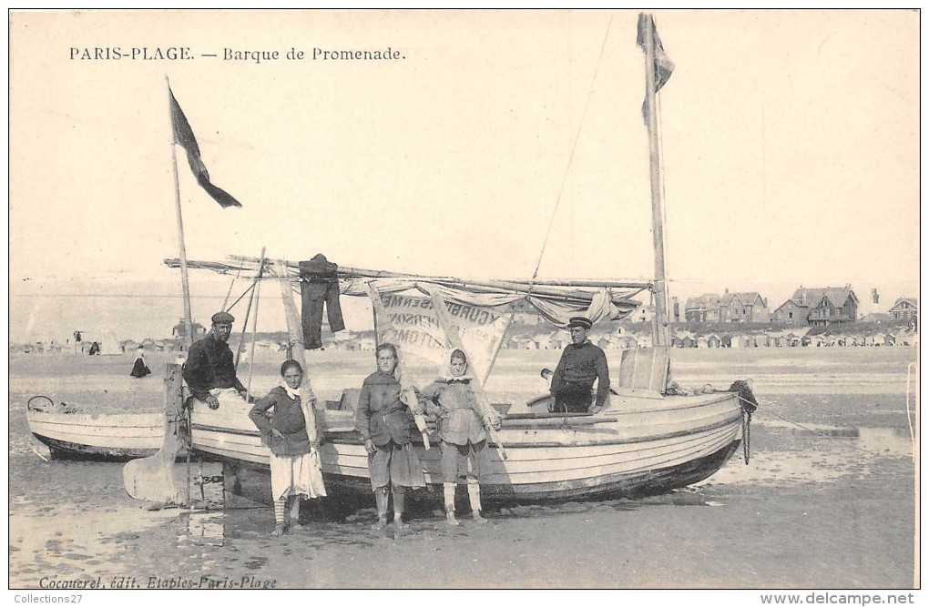 62-LE TOUQUET PARIS-PLAGE- BARQUE DE PROMENADE - Le Touquet