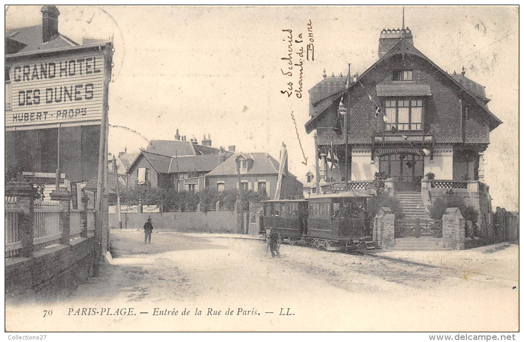 62-LE TOUQUET-PARIS-PLAGE- ENTREE DE LA RUE DE PARIS - Le Touquet