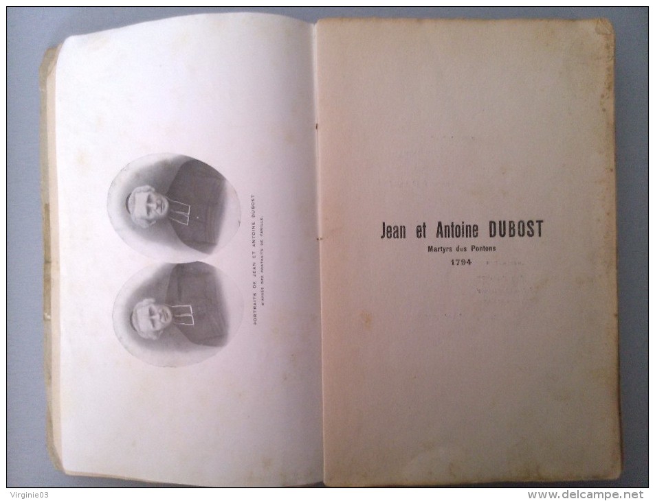 Jean Et Antoine Dubost , Martyrs Des Pontons 1794 Par Eug. Cluzel - Livres Dédicacés