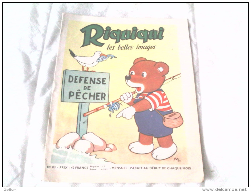 BD - RIQUIQUI - DEFENSE DE PECHER - 83 - Autres & Non Classés