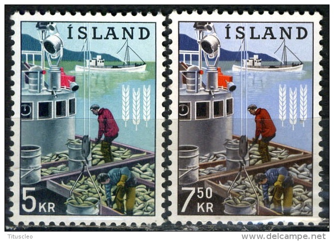 ISLANDE 325/326** Campagne Mondiale Contre La Faim - Ungebraucht