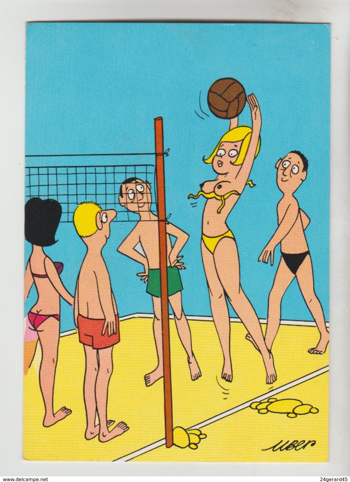 CPSM HUMOUR SPORT VOLLEY-BALL - Accident - Humour