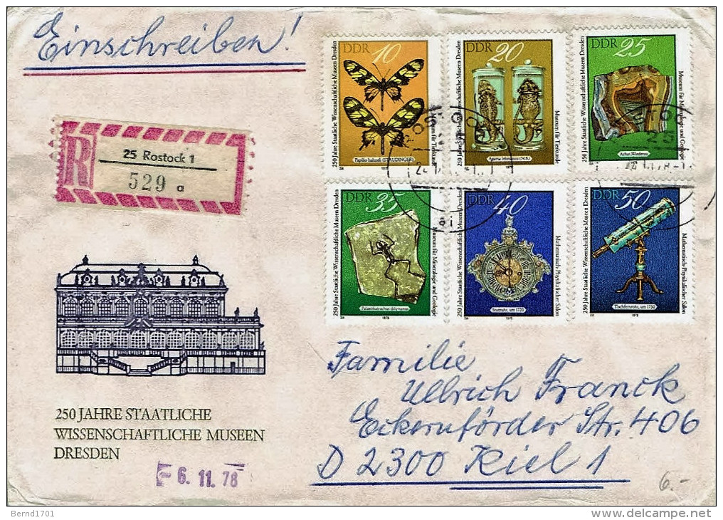 DDR / GDR - Mi-Nr 2370/2375 FDC (N693)- - 1971-1980