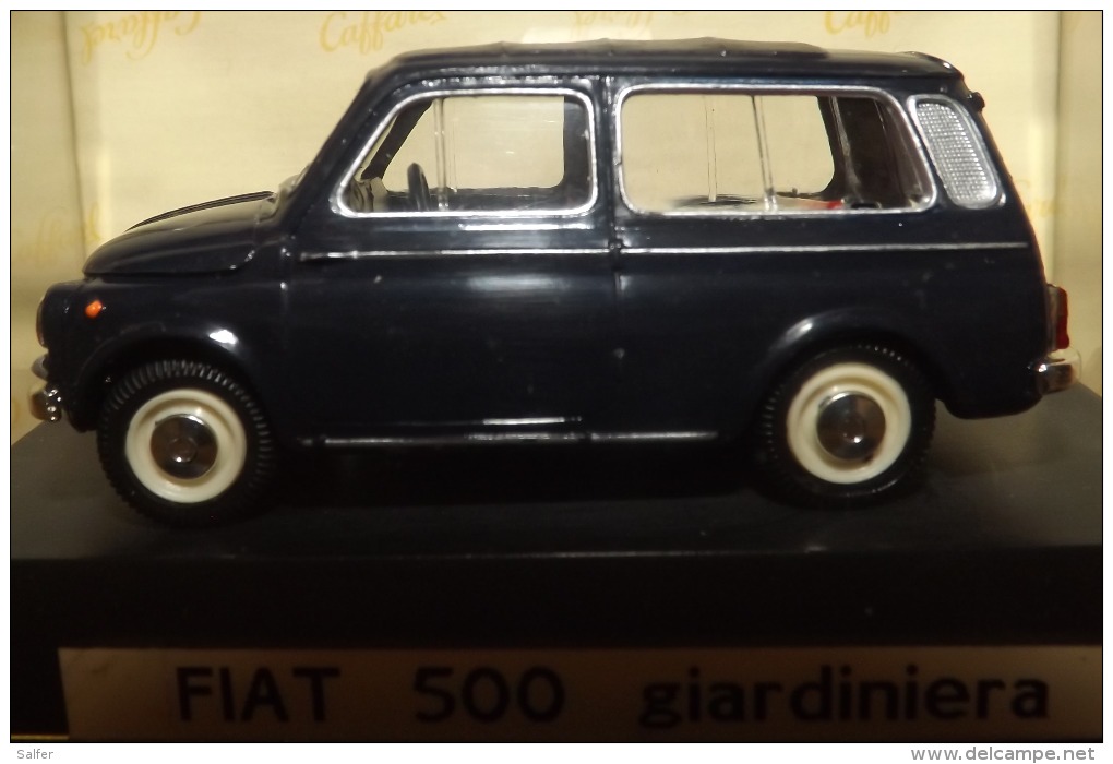 BRUMM - FIAT  500 C GIARDINIERA NERA - Brumm