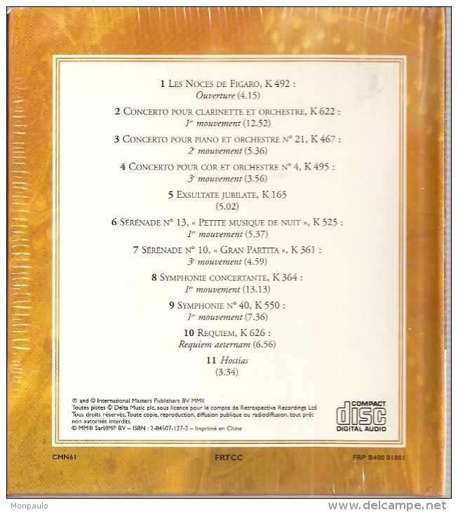 Musique. CD. Classique. Mozart, Prodige Musical - Klassik