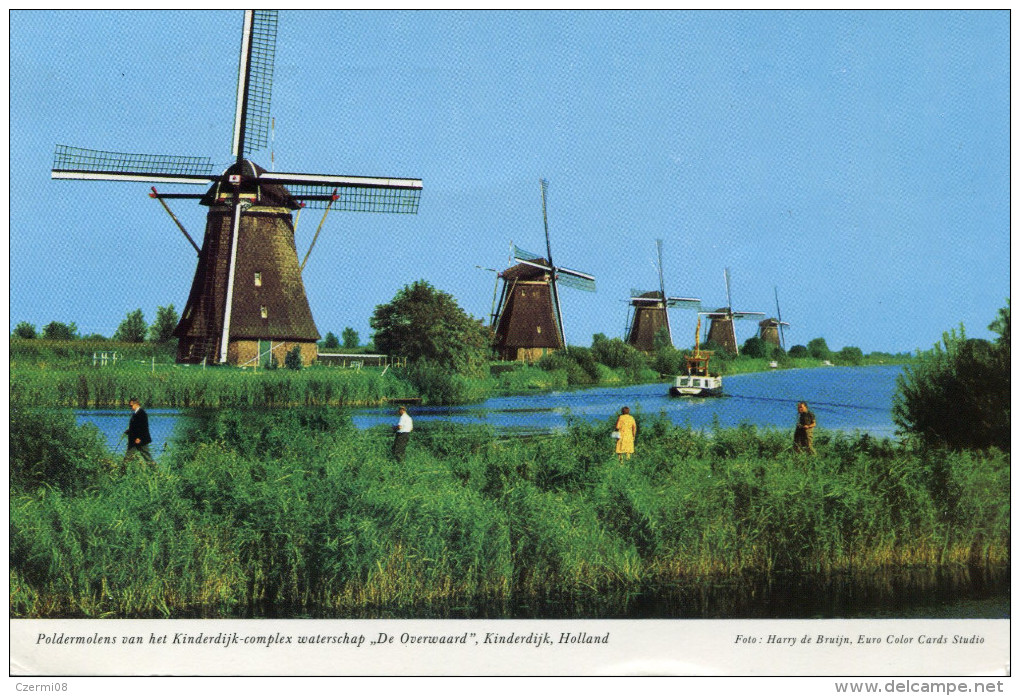 Netherlands - Kinderdijk - Poldermolens - Molinos De Viento