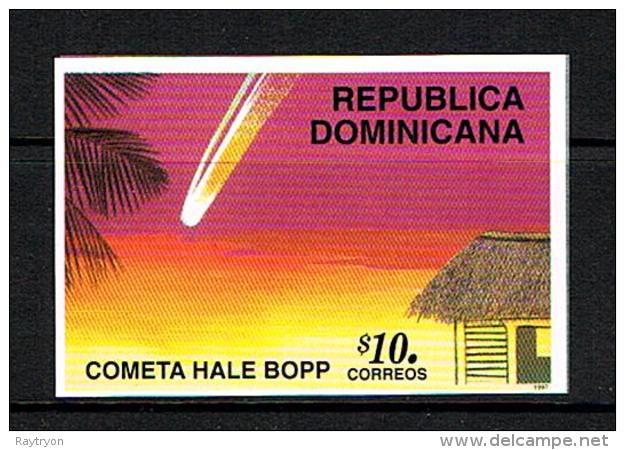Dominican Republic 1997 Sc # Bf  1248  MNH **  Comet - Hale Bopp  -  NON DENTELES - Südamerika