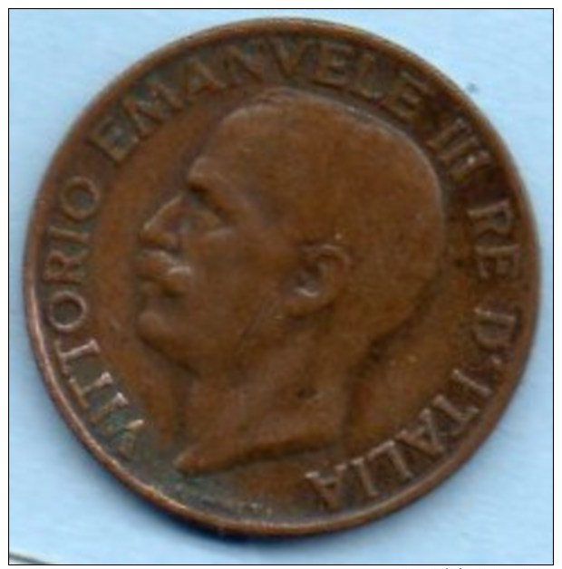 R9/  ITALIE ITALY  5 CENTS 1936  Copper  VITT.EM III  Km#59 - 1900-1946 : Victor Emmanuel III & Umberto II