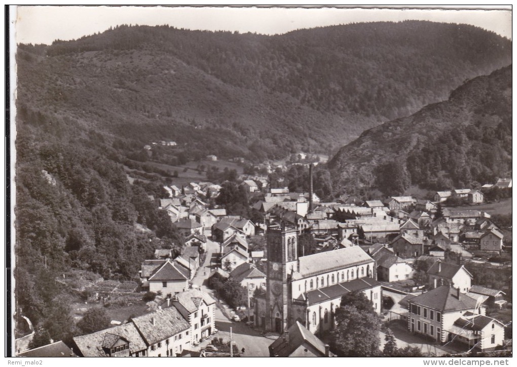 CPSM    En Avion Au Dessus De....PLANCHER-LES-MINES 70  Vue Générale - Autres & Non Classés