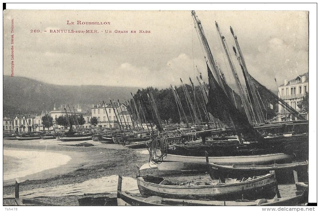 66----BANYULS SUR MER---un Grain En Rade--voir 2 Scans - Banyuls Sur Mer