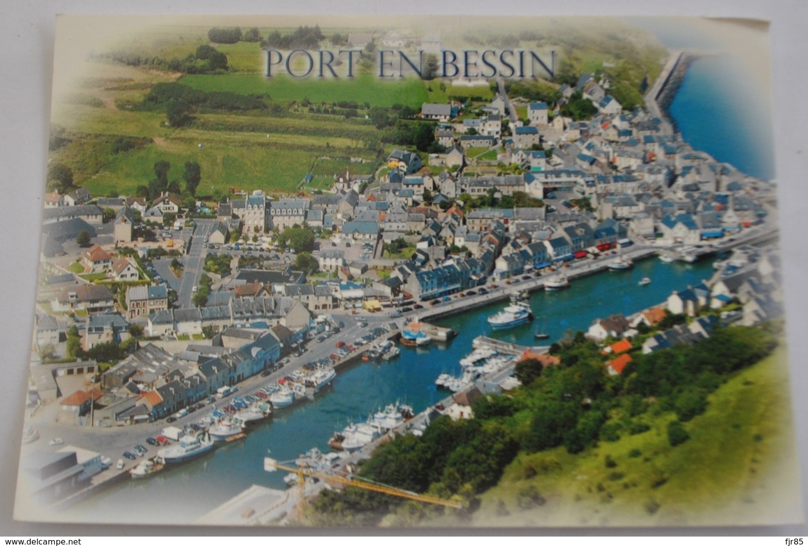 PORT EN BESSIN VUE AERIENNE - Port-en-Bessin-Huppain