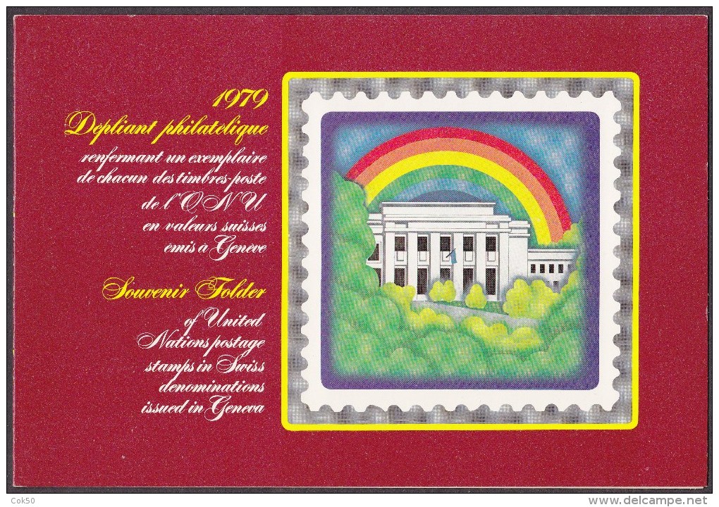 UN - United Nations Geneva 1979 Cancelled Souvenir Folder - Year Pack - Sonstige & Ohne Zuordnung