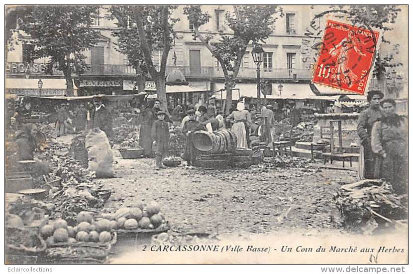 Carcassonne      11       Le Marché Aux Herbes - Carcassonne