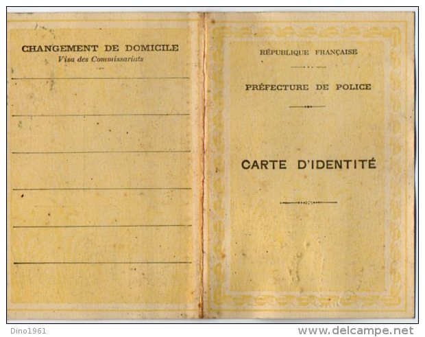 VP5539 - PARIS -  Police - Carte D'Identité De Mme COTINET Née MAST - Autres & Non Classés