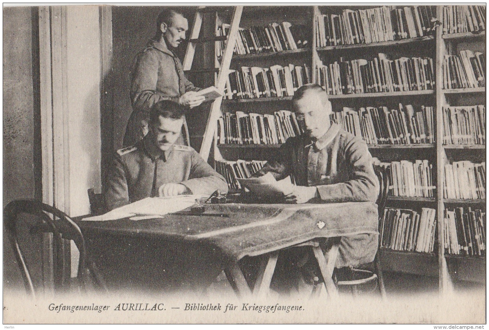 15 - AURILLAC - Gefangenenlager Aurillac - Bibliothek Für Kriegsfangene [prisonniers De Guerre] (impeccable) - Aurillac