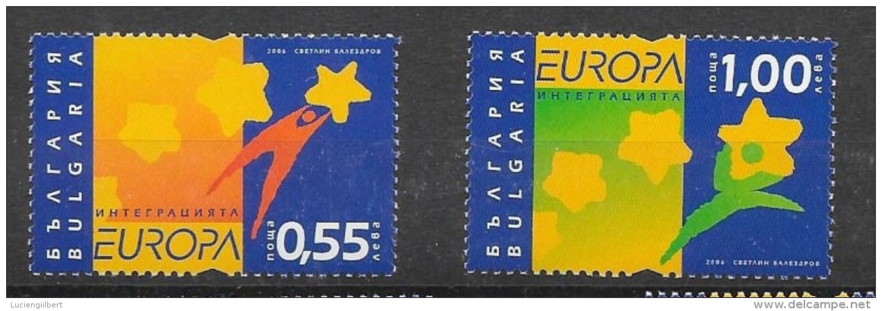 BULGARIE  -  TIMBRE N° 4094 A / 4095   -   EUROPA    - 2006  -  NEUF - Ungebraucht