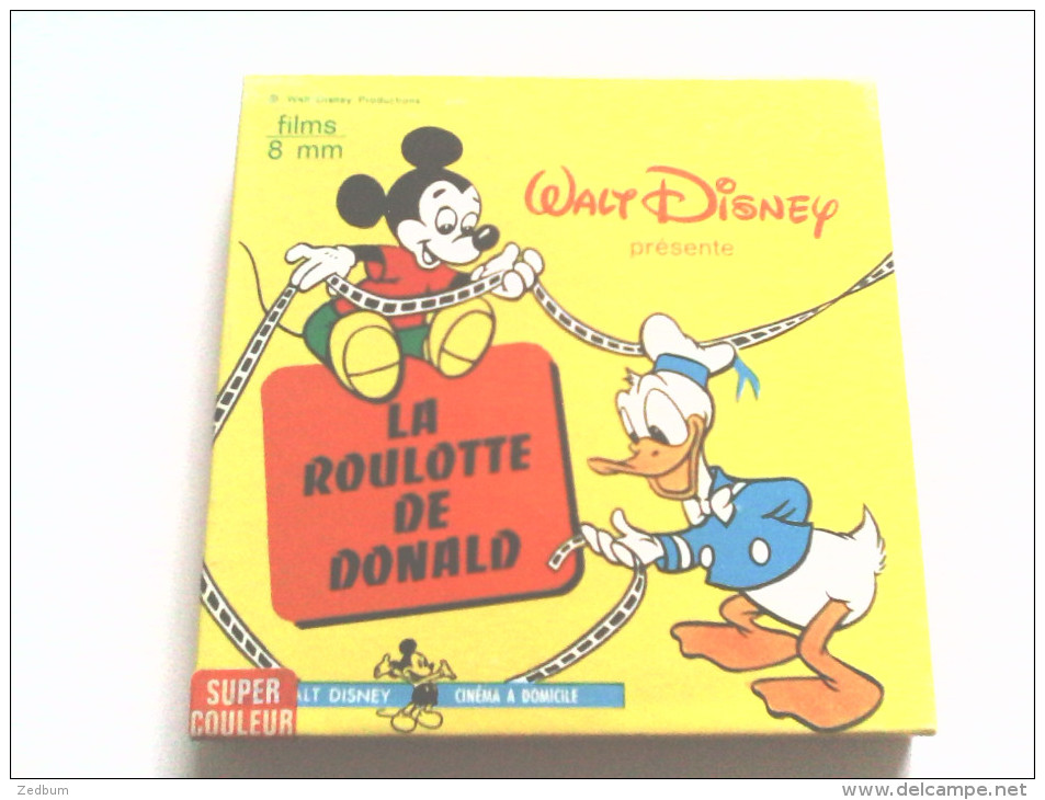 SUPER 8 - LA ROULOTTE DE DONALD - WALT DISNEY - Bobinas De Cine: 35mm - 16mm - 9,5+8+S8mm