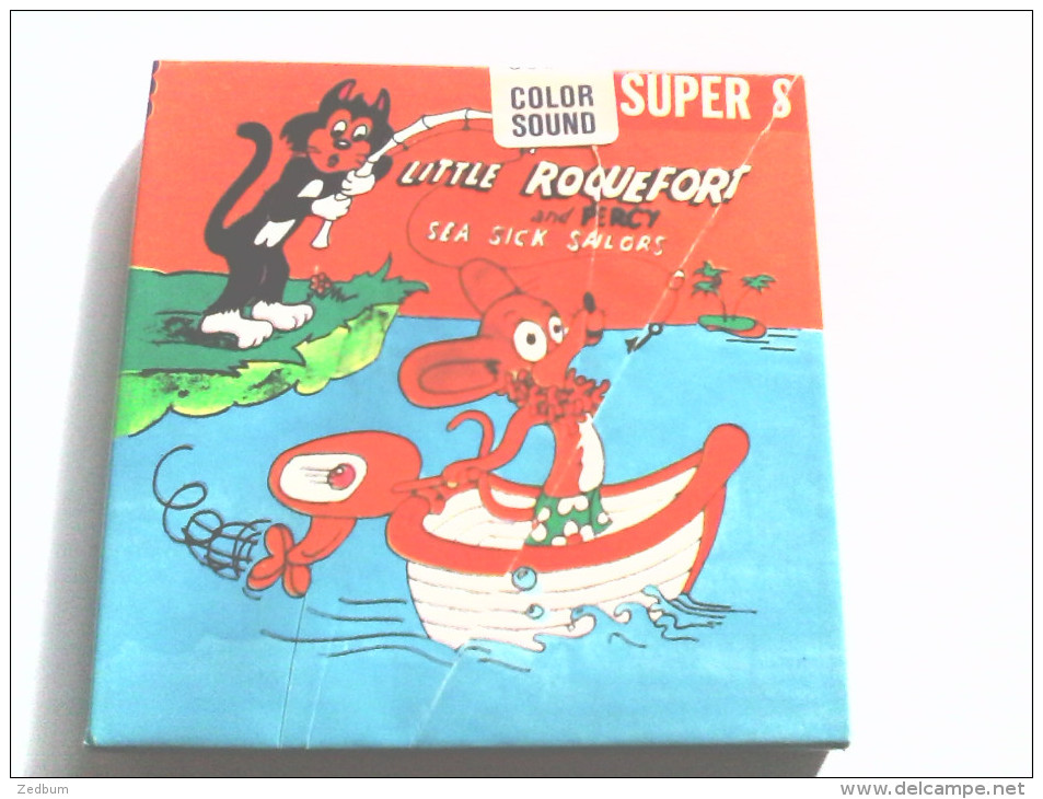 SUPER 8 - LITTLE ROQUEFORT AND PERCY SEA SICK SAILORS - Bobinas De Cine: 35mm - 16mm - 9,5+8+S8mm