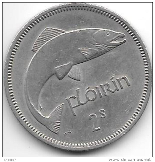 *irland Florin  1966  Km 15a  Xf - Irlande