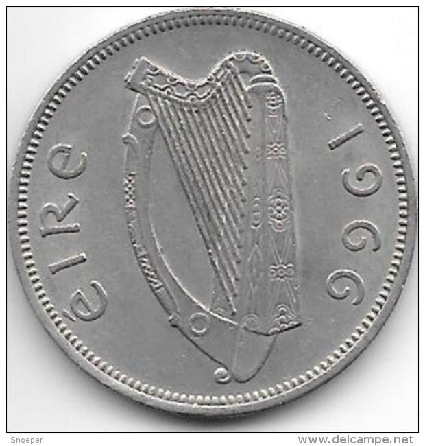 *irland Florin  1966  Km 15a  Xf - Irlande