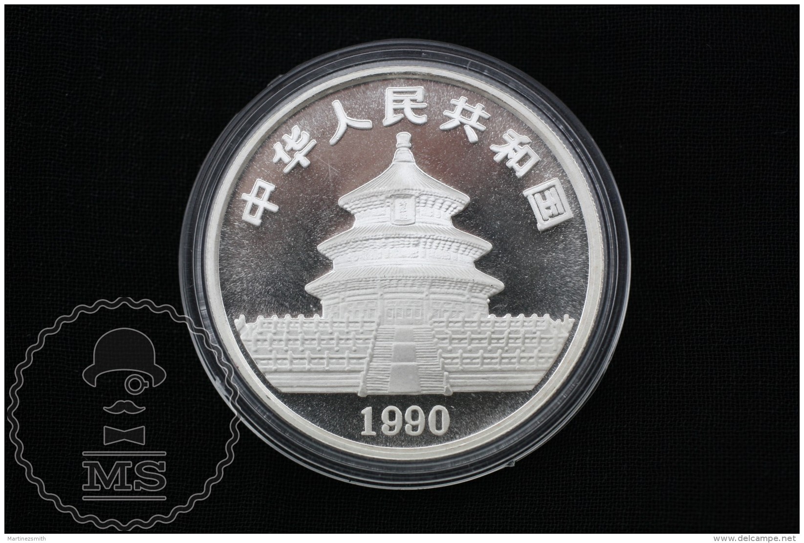 1990 China 1 Oz .999 Sliver Panda 10 Yuan - China