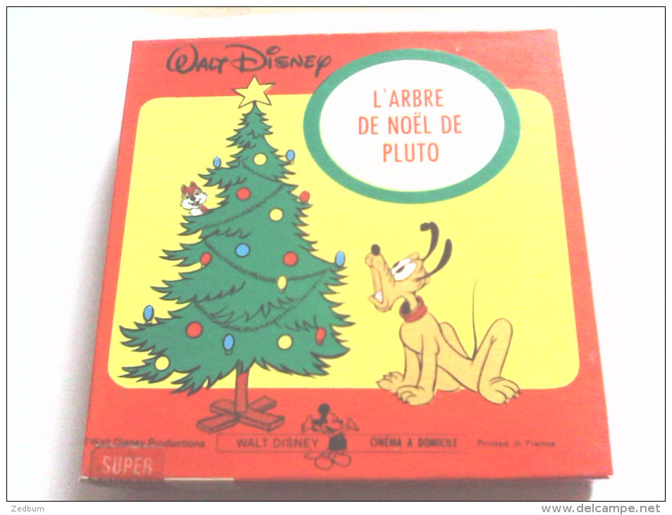 SUPER 8 - L ARBRE DE NOEL DE PLUTO - WALT DISNEY - Filme: 35mm - 16mm - 9,5+8+S8mm