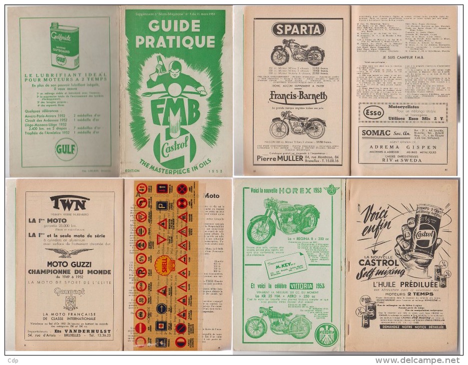 Moto   Guide Pratique   1953 - Moto
