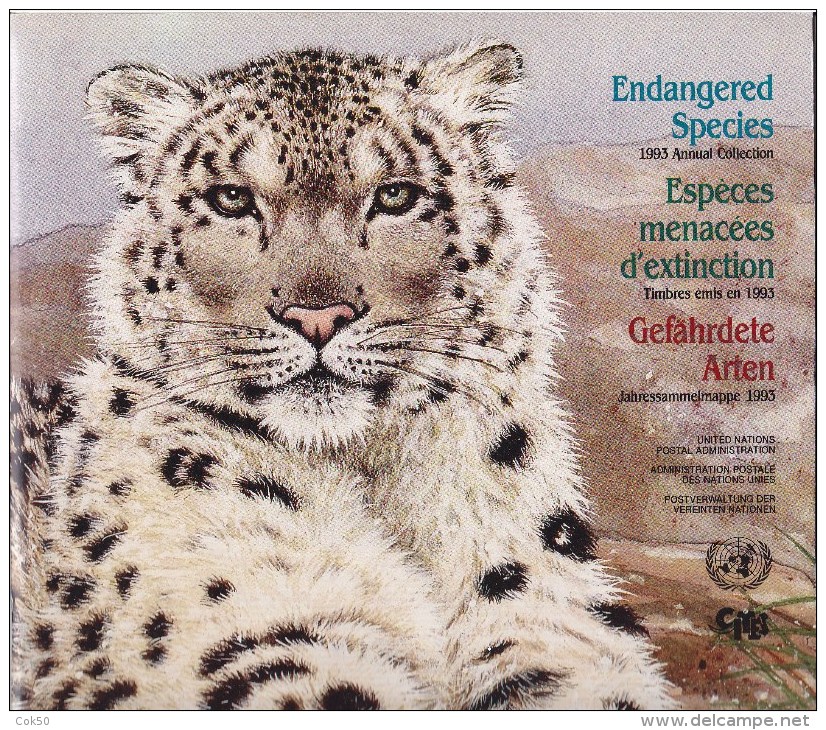 UN - United Nations "Endangered Species 1993" MNH Special Folder With New York/Geneva/Vienna Joint Issues - Gemeinschaftsausgaben New York/Genf/Wien