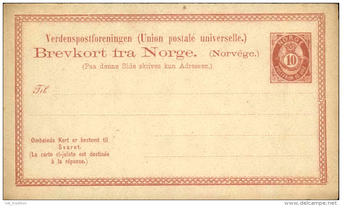 NORVÈGE - Entier Postal Non Voyagé - A Voir - L 2630 - Postal Stationery