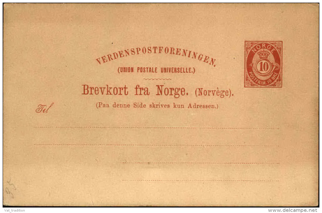 NORVÈGE - Entier Postal Non Voyagé - A Voir - L 2631 - Postwaardestukken