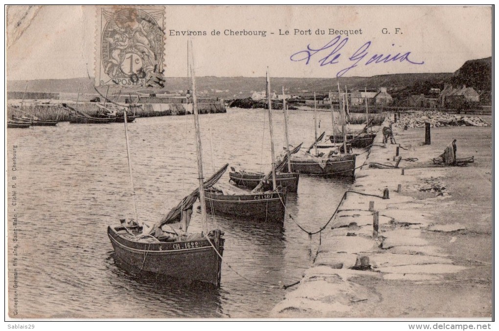 Environs De Cherbourg  Le Port Du Becquet - Cherbourg