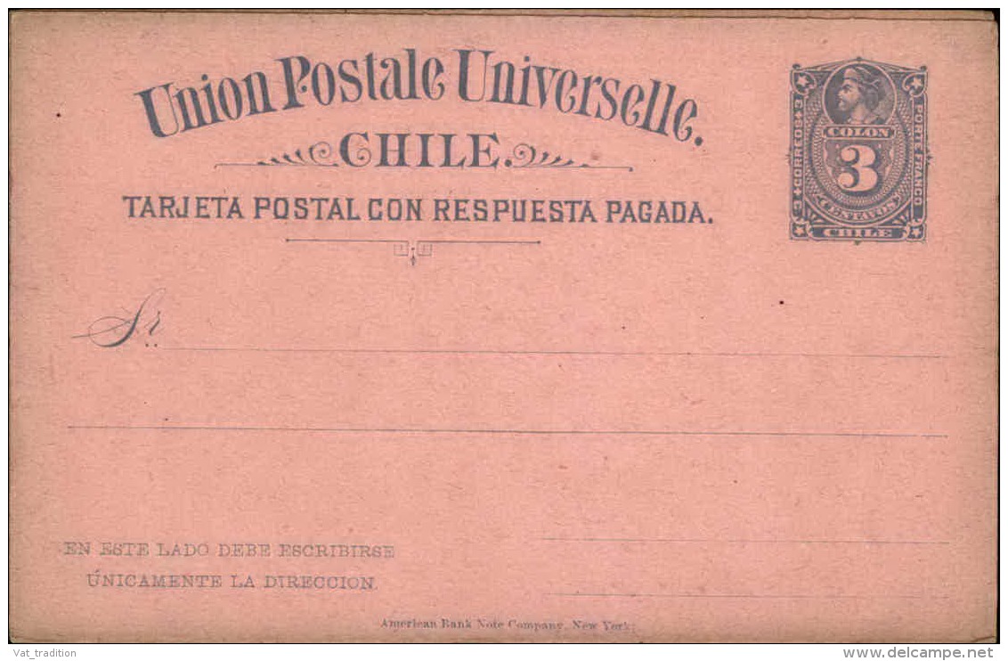 CHILI - Entier Postal Non Voyagé- A Voir - L 2659 - Cile