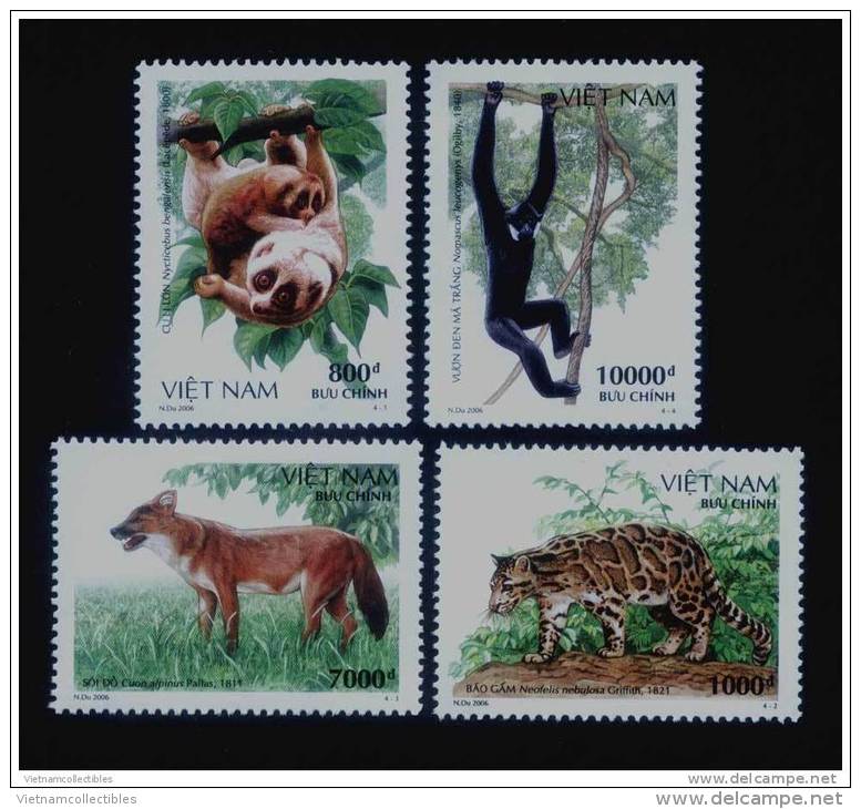 Vietnam Viet Nam MNH Perf Withdrawn Stamps 2006 : Animals In Ben En National Park (Ms952) - Vietnam