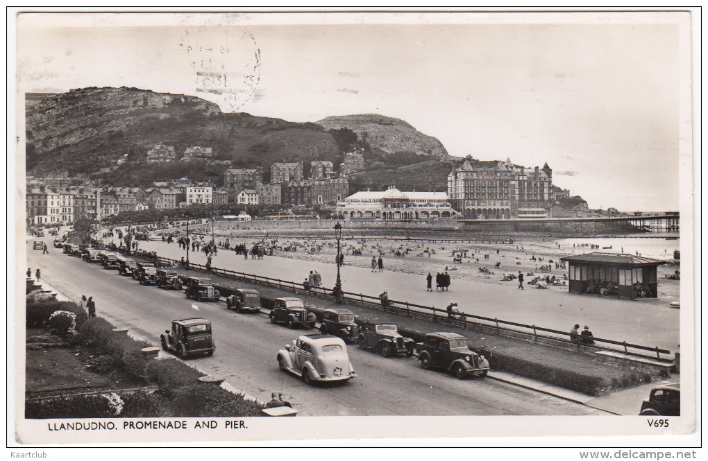 Llandudno: HUMBER SNIPE SALOON, OLDTIMER CARS - Promenade And Pier - (Wales) - Andere & Zonder Classificatie