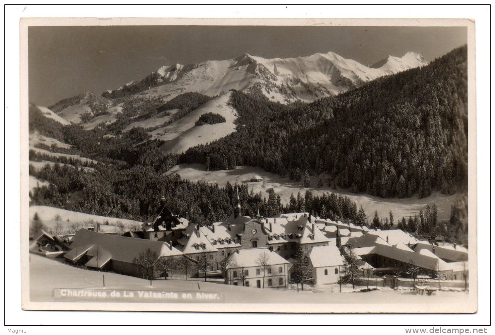 Suisse - Chartreuse De La Valsainte En Hiver - Vals