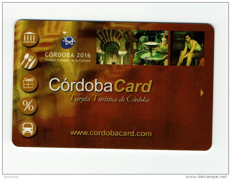 Tarjeta Turistica CORDOBA CARD  ,  SPAIN TOURISM - Sonstige & Ohne Zuordnung