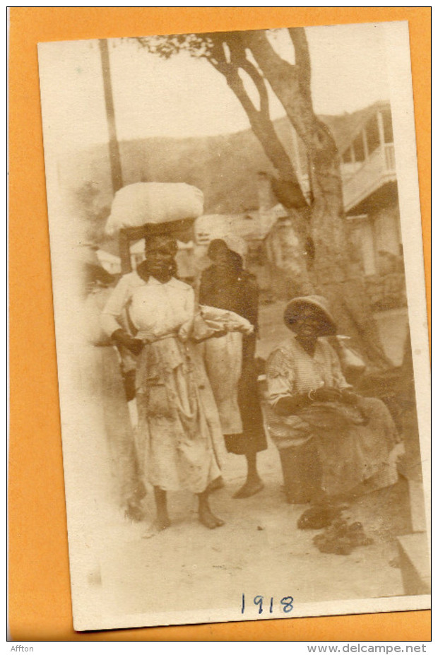 St Thomas VI 1918 Real Photo Postcard - Virgin Islands, US