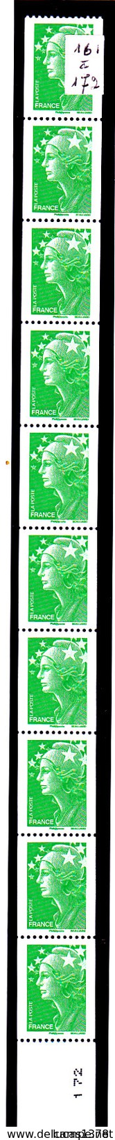 ROULETTE DE 11  N° 107 (4239)  NON PLIEES - Coil Stamps