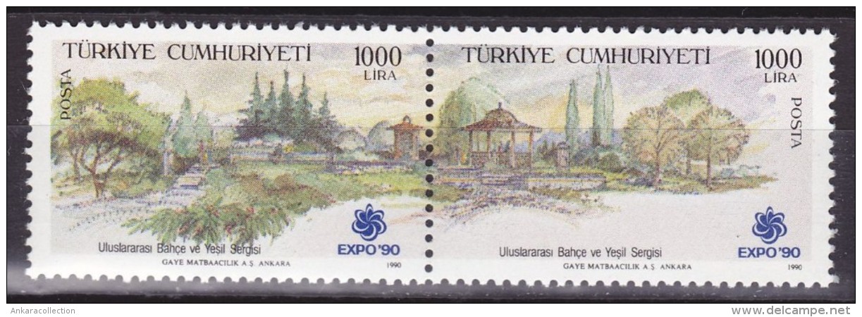 AC - TURKEY STAMP  - EXPO 90 INTERNATIONAL EXHIBITION OF GARDEN AND THE GREEN MNH 01 APRIL 1990 - Neufs