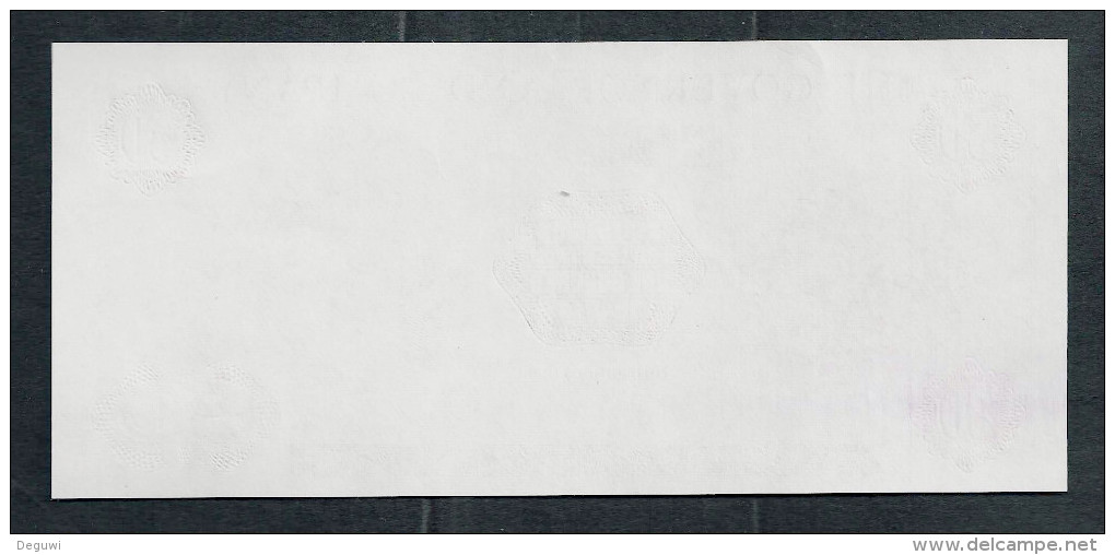 Test Note "KANADA 20 - 50 Units", Rot, Typ 2 A, INTAGLIO, Trial, Essay, Eins.  Druck, RRRR, UNC,  155 X 72 Mm, Entwurf - Kanada